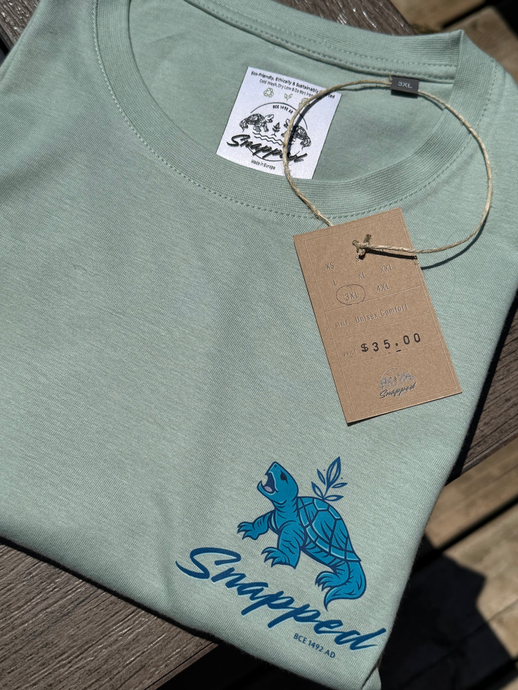 Sage & Teal Light Weight Tee
