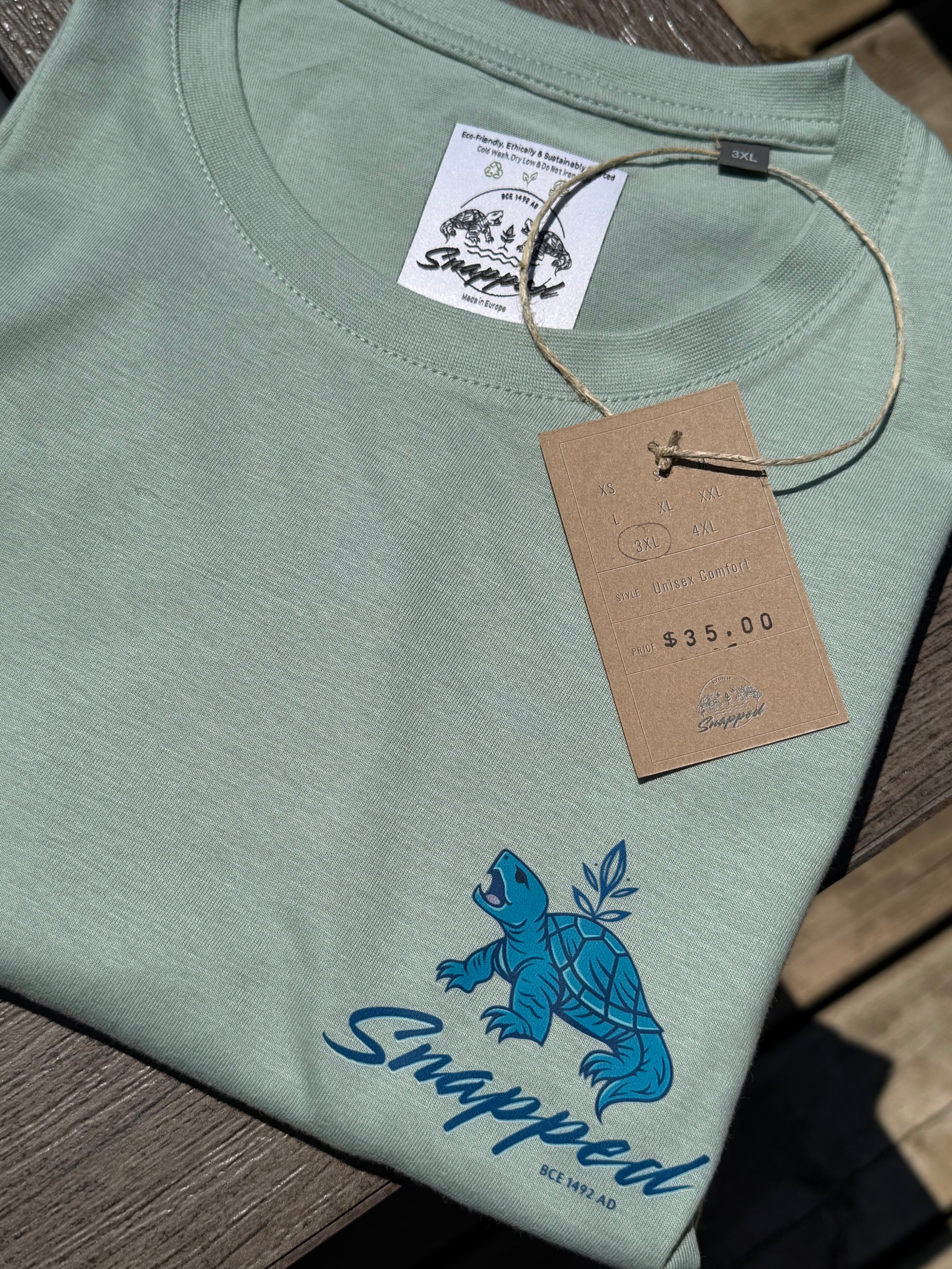 Sage & Teal Light Weight Tee